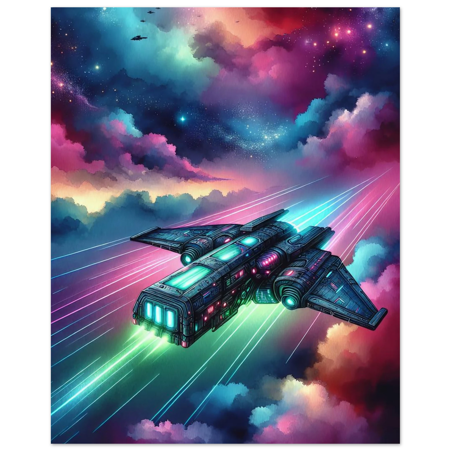 Cosmos Cybernétiques | Poster - Vakiart