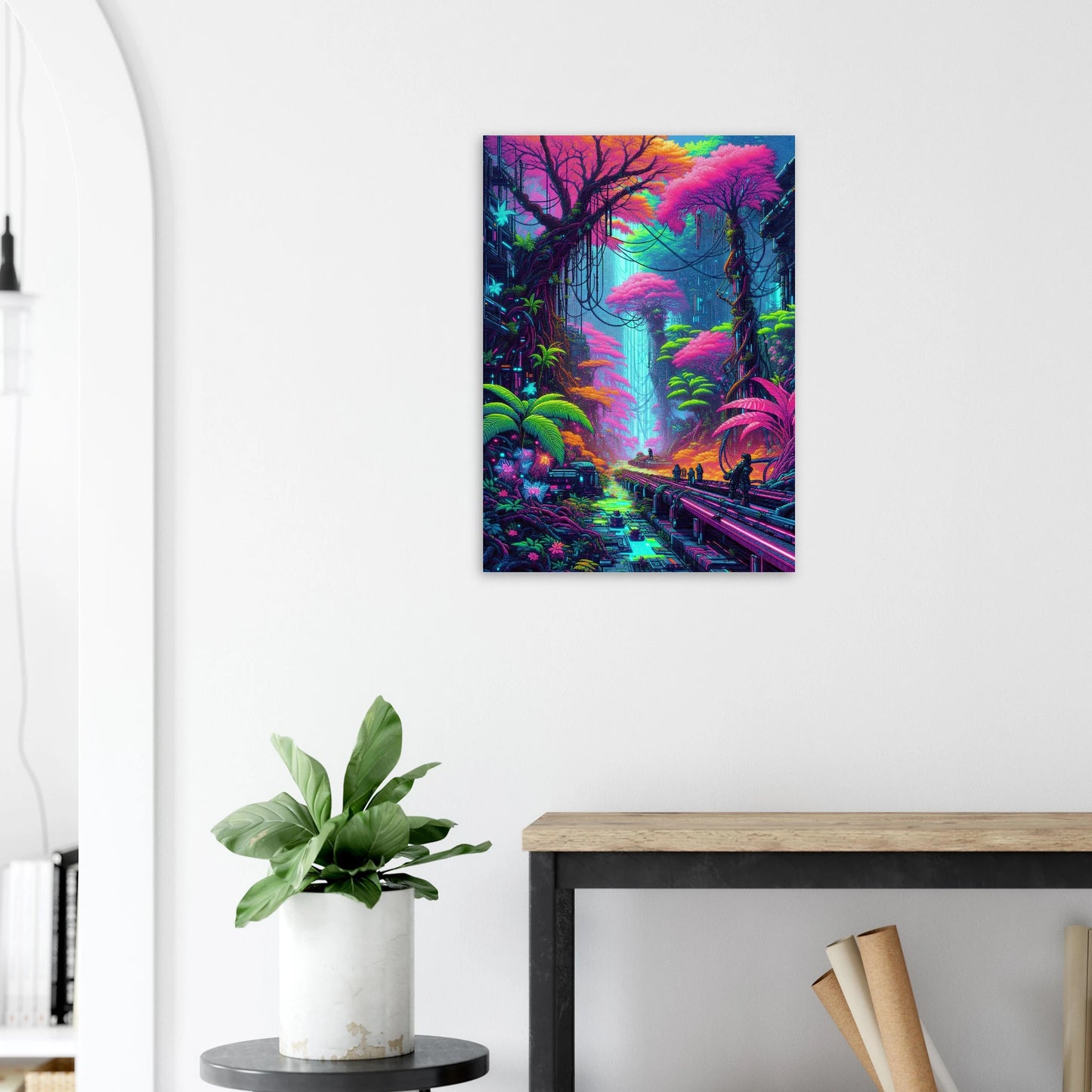 Poster Jungle Synthétique maquette