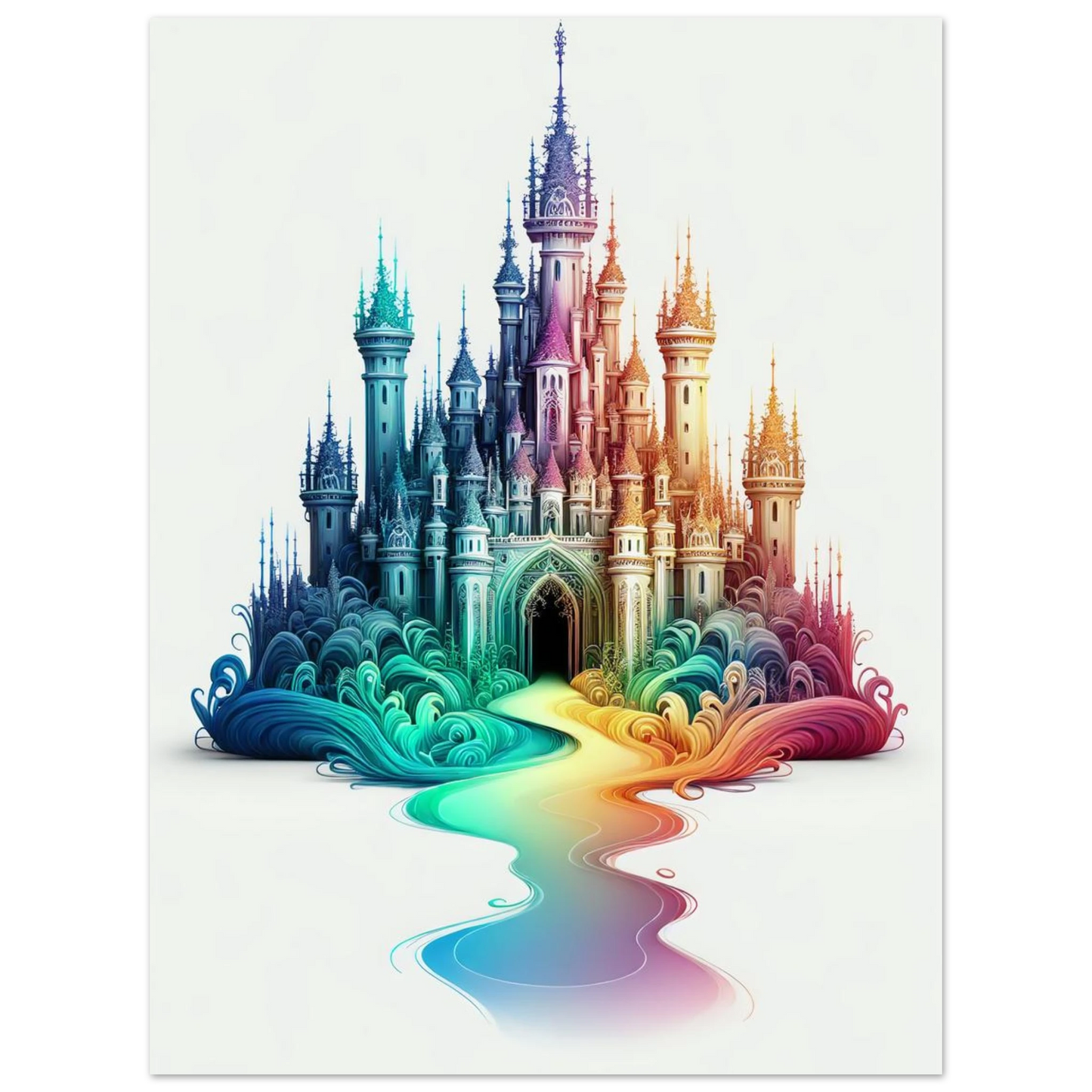 Poster Vakiart : Château Évanescent maquette