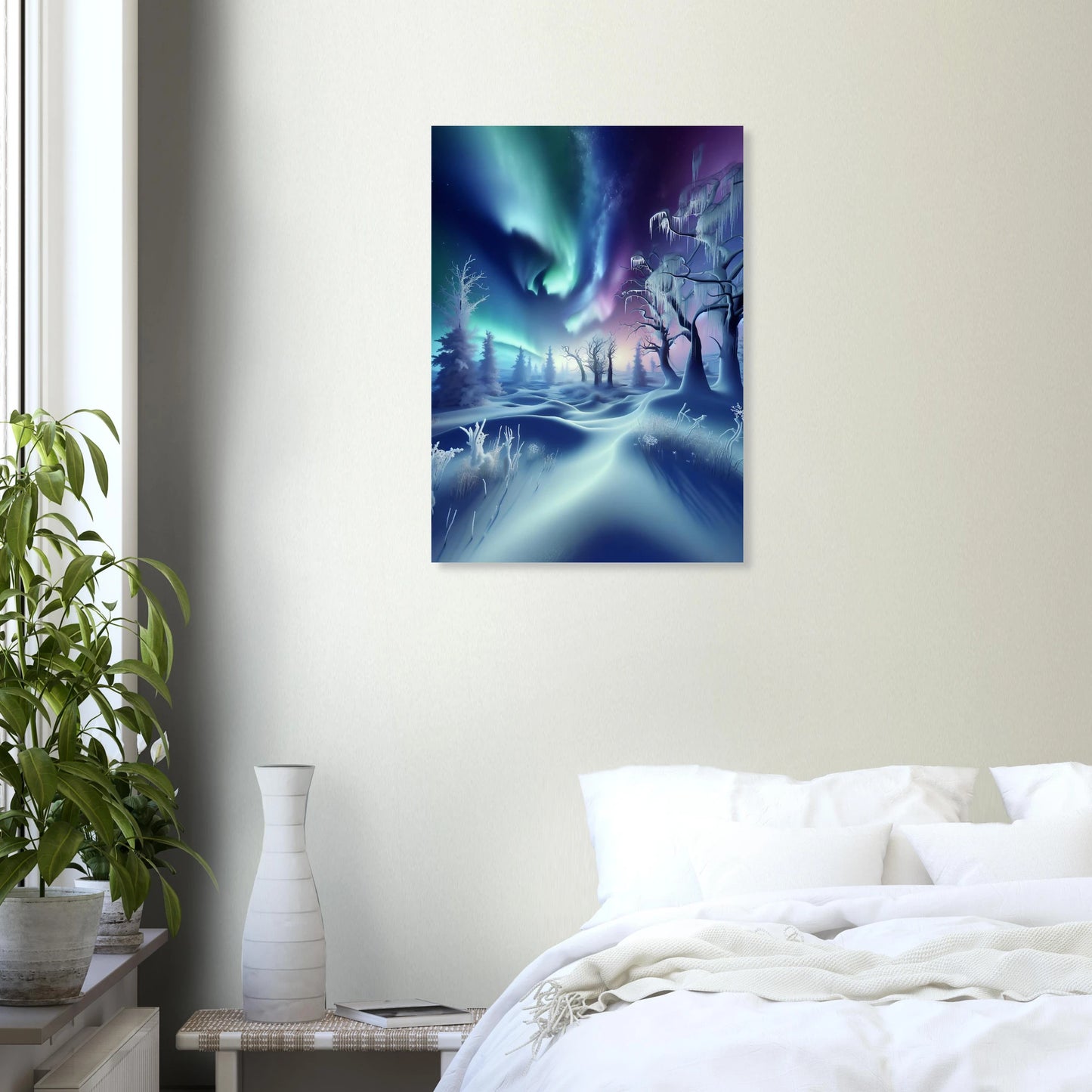 Affiche Vakiart : Neige mystique maquette