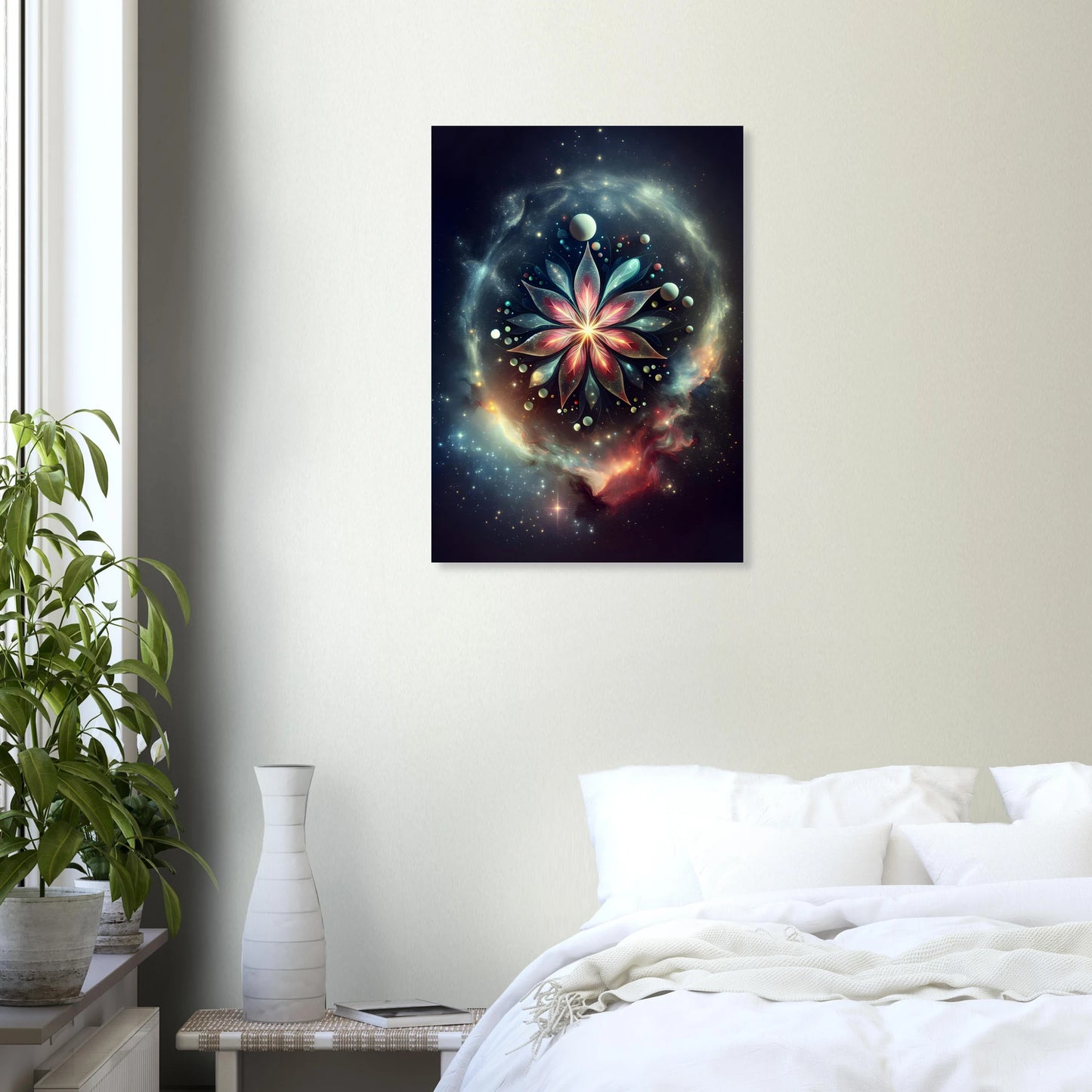 Affiche Vakiart : Fleur Cosmotique maquette