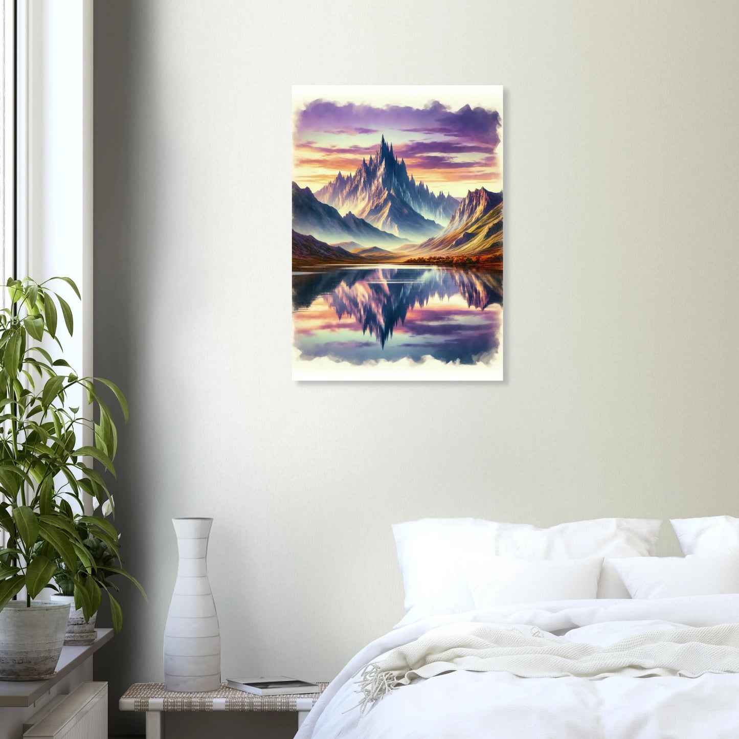 Affiche Vakiart : Reflet des Cimes maquette