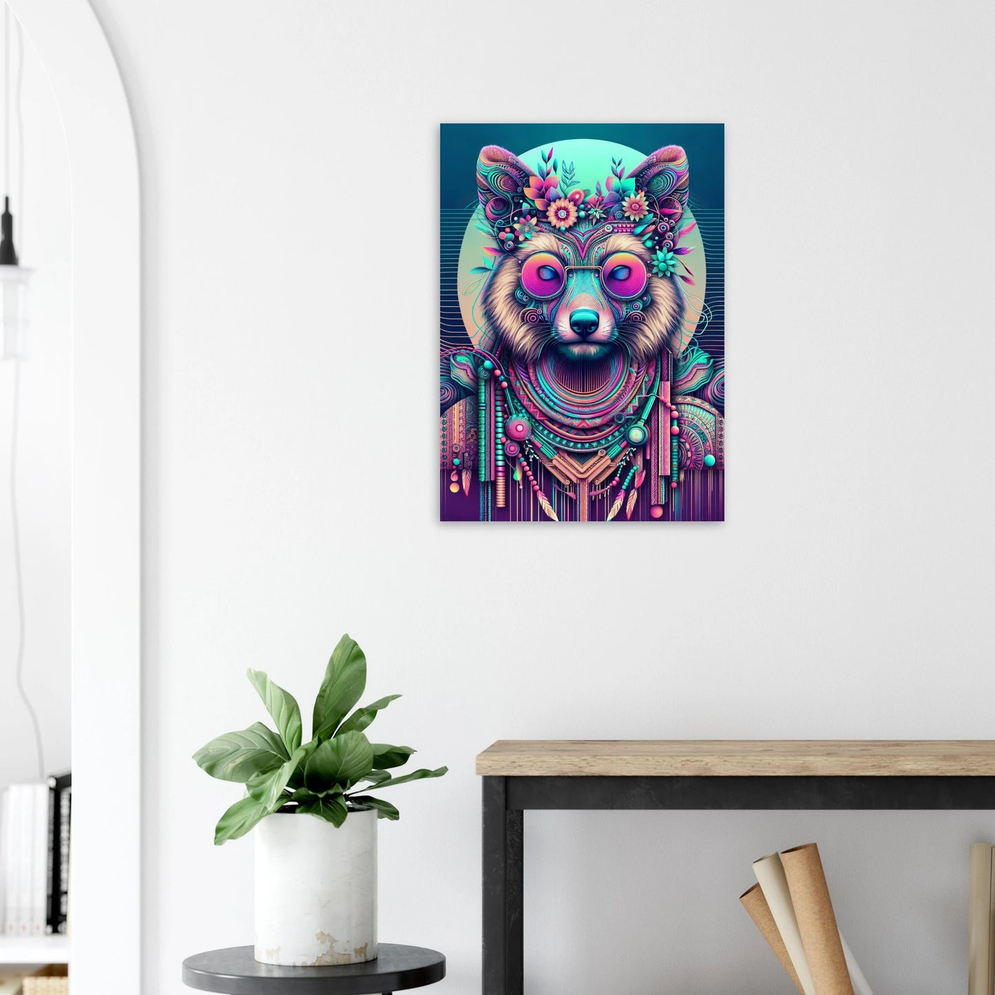 Affiche Vakiart : Renard Mystique maquette