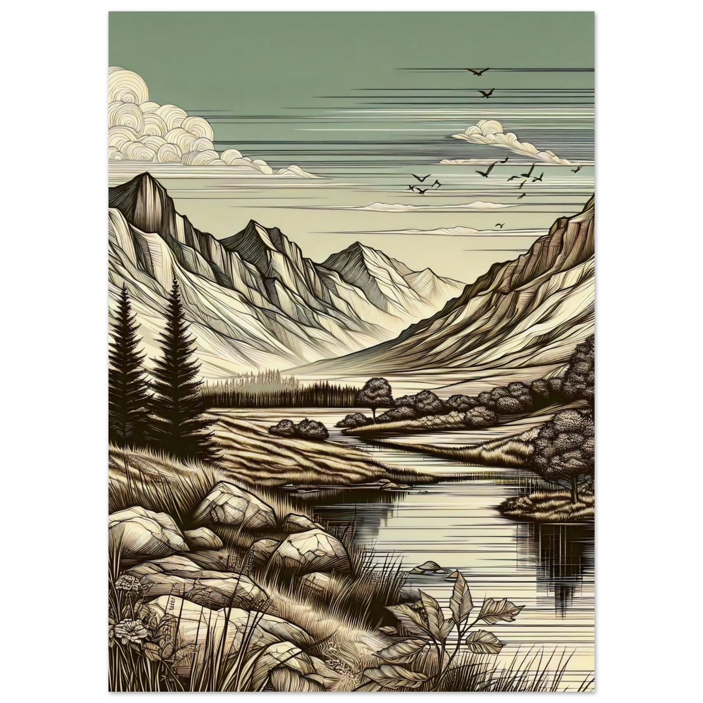 Poster Évasion Sauvage