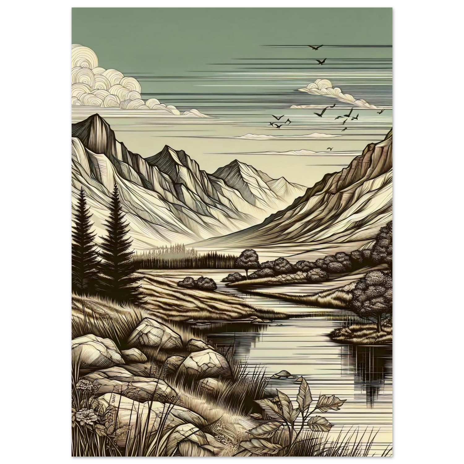 Poster Évasion Sauvage
