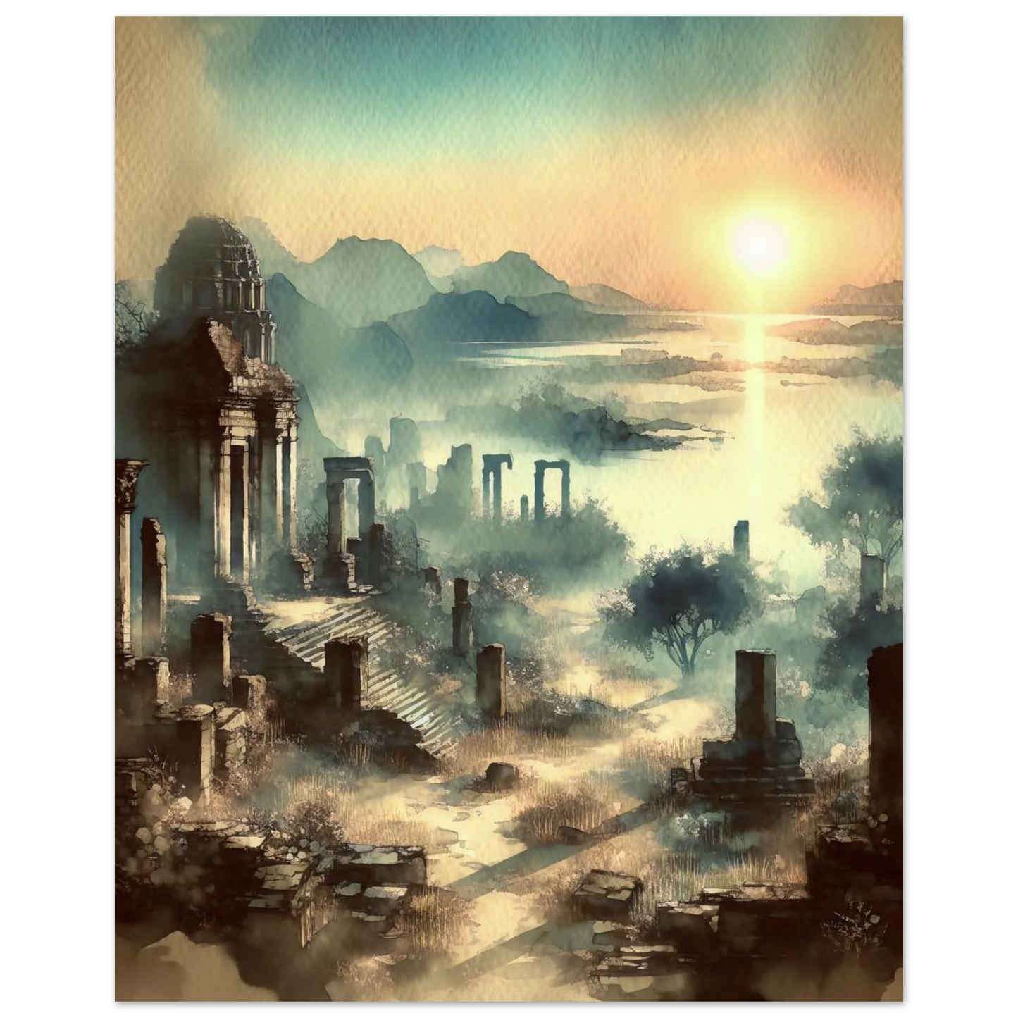 Poster Ruines Mystiques maquette