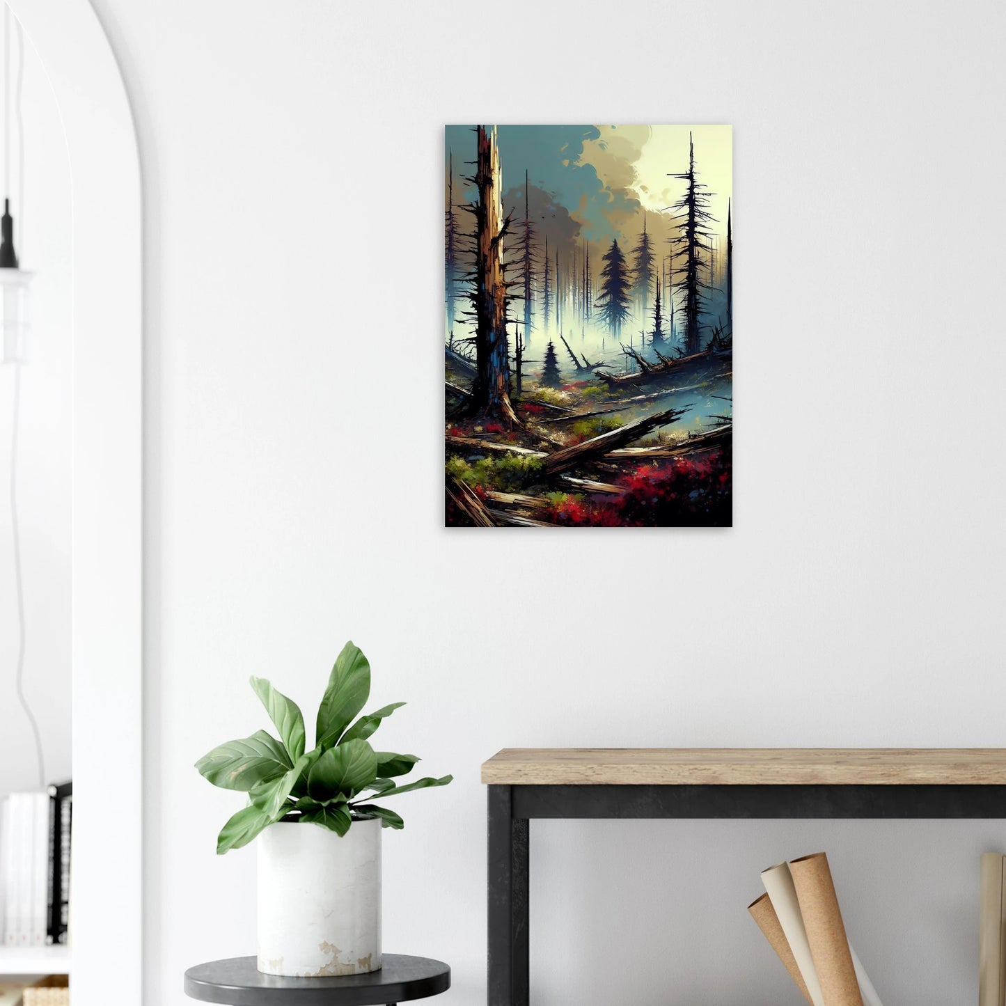 Poster Forêt Post-Apocalyptique