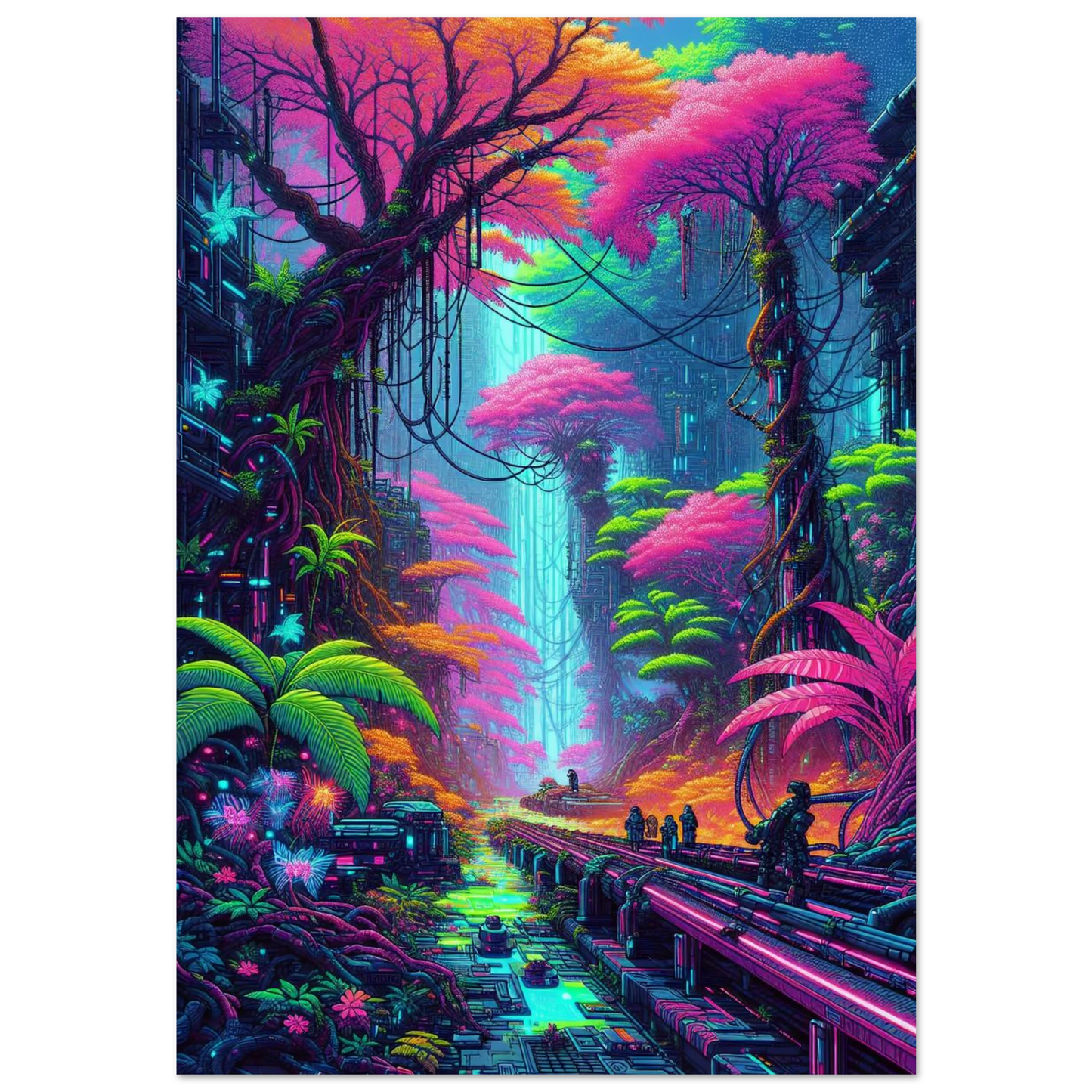 Affiche Jungle Synthétique