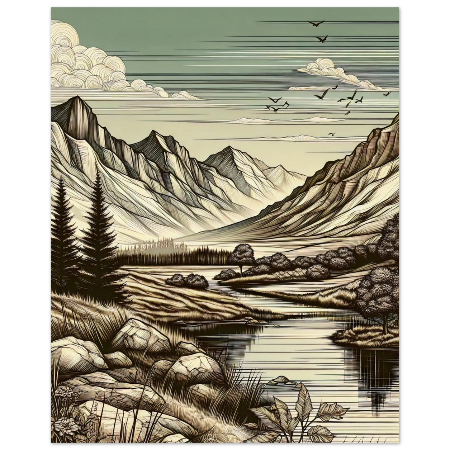 Affiche Évasion Sauvage maquette
