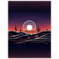 Affiche Vakiart : Lever du Soleil Minimaliste maquette