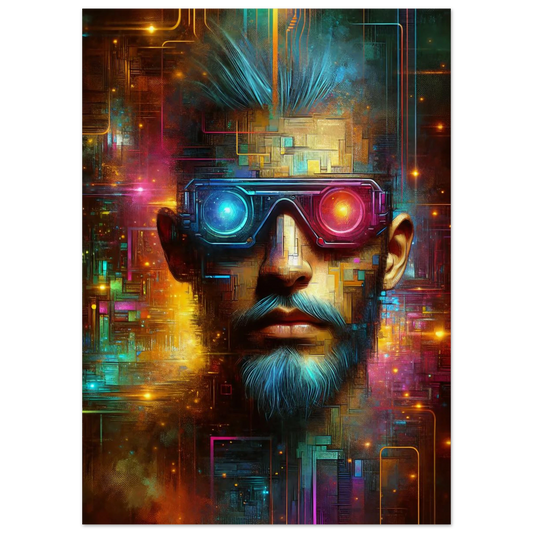 Poster Vakiart : Visage lumineux maquette