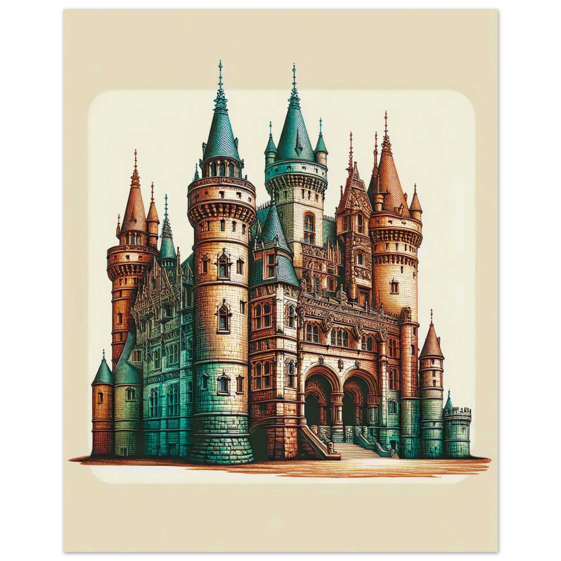Poster Château Enchanté