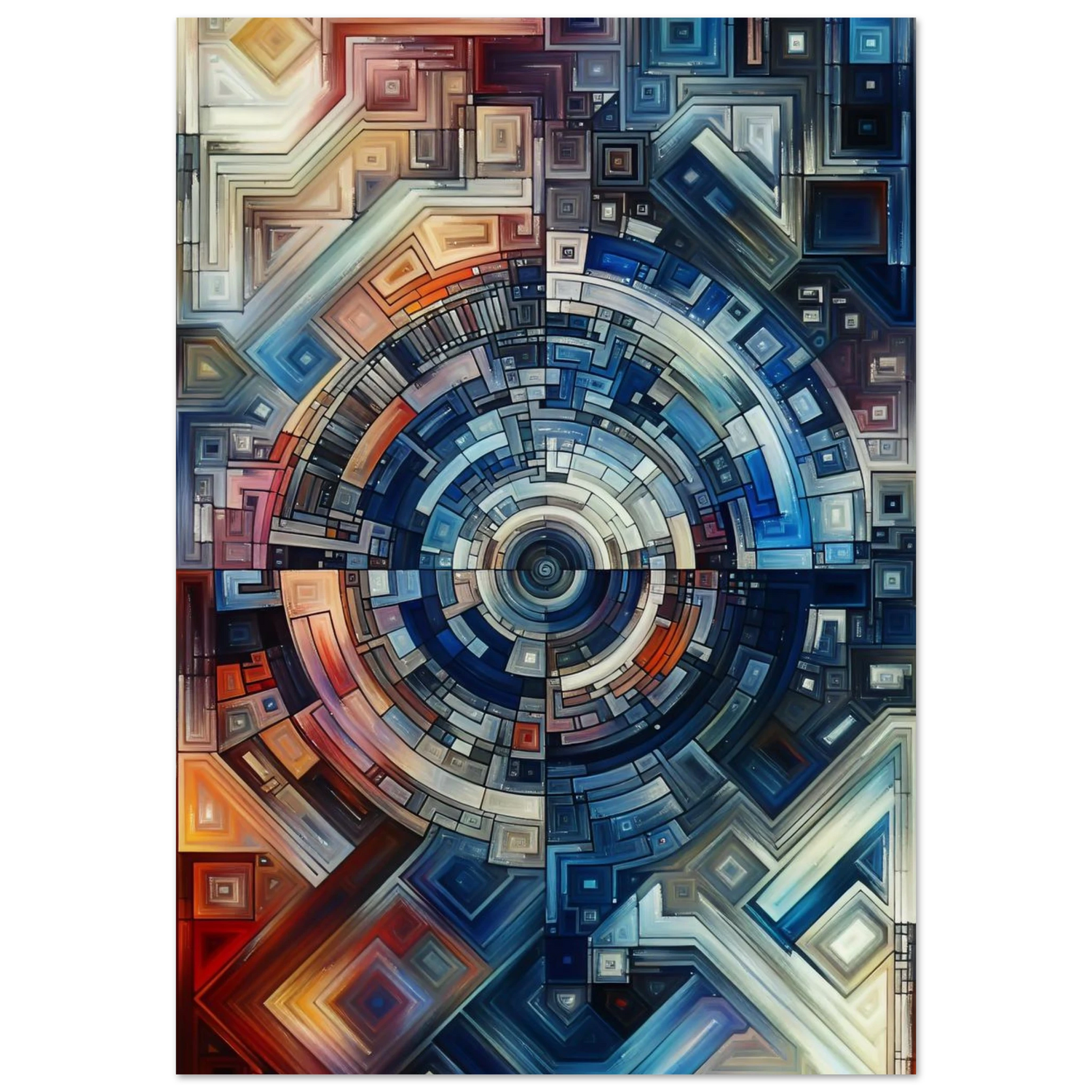 Affiche Vakiart : Cosmogeométrie maquette