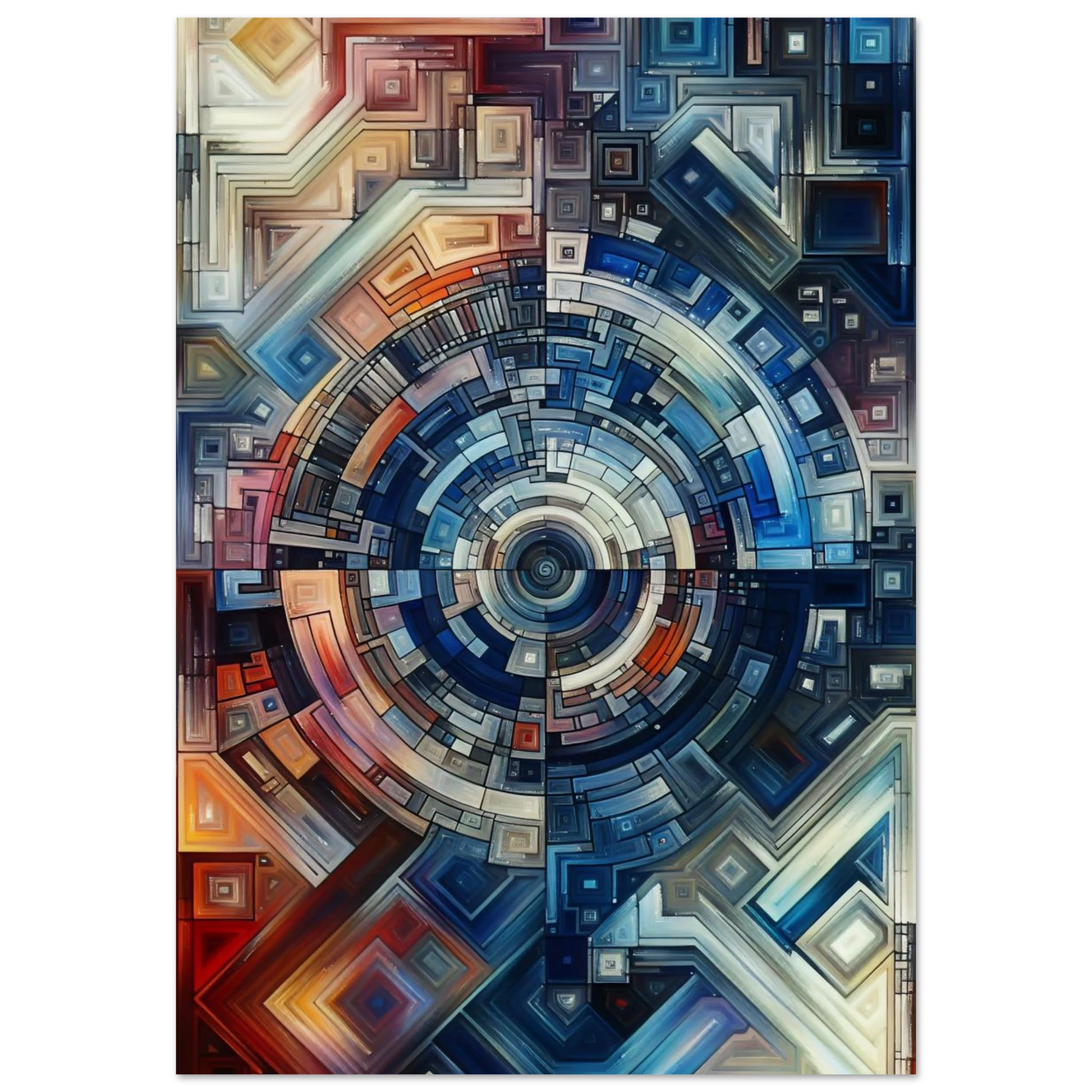 Affiche Vakiart : Cosmogeométrie maquette