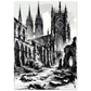 Affiche Vakiart : Cathédrale Fantomatique maquette