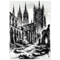 Affiche Vakiart : Cathédrale Fantomatique maquette