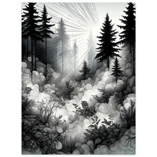 Affiche brume désenchantée