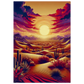 Affiche Vakiart : Soleil Écarlate maquette