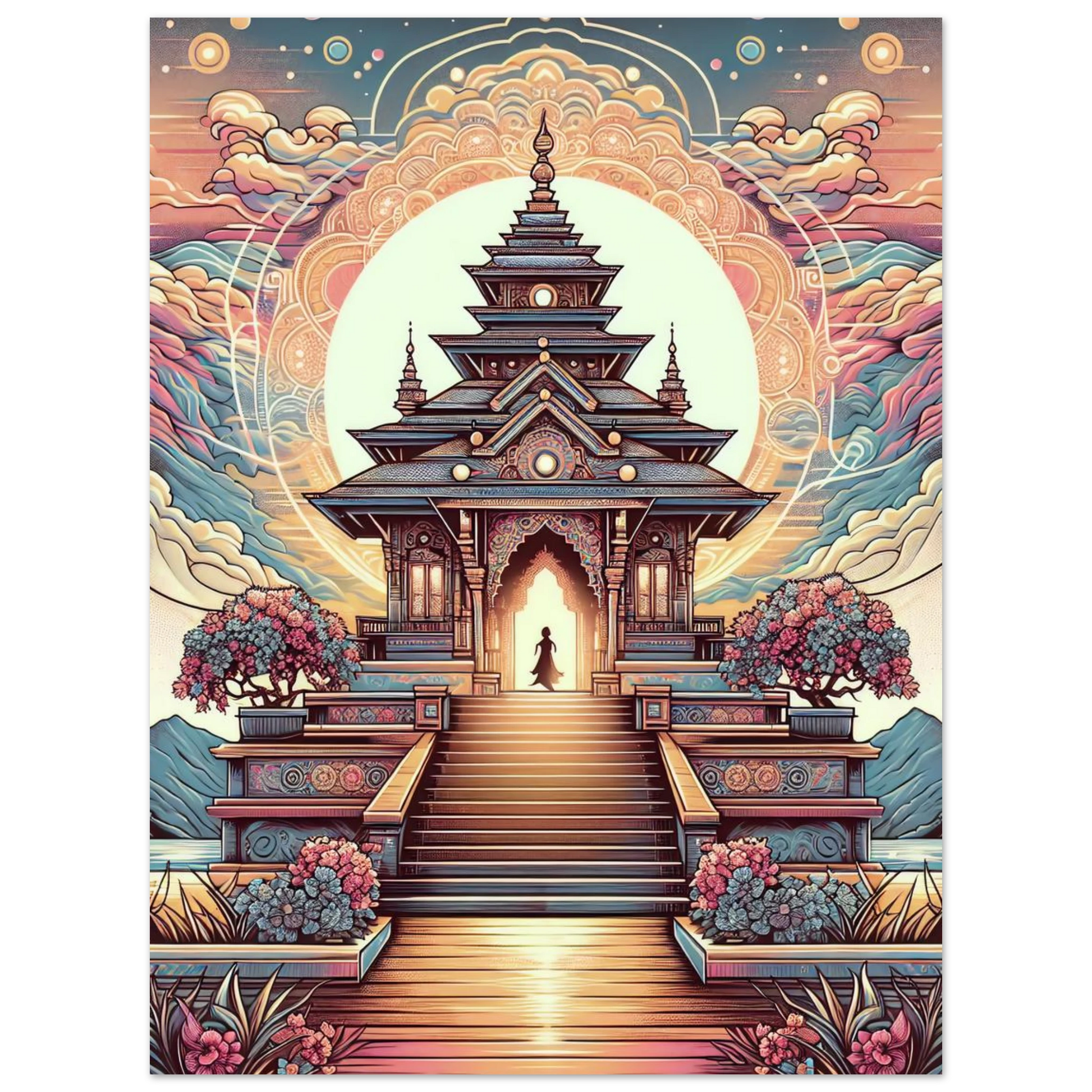 Affiche Temple Enchanté