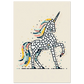 Affiche Vakiart : Licorne Éclatante maquette