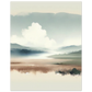 Affiche Vakiart : Tranquillité aquarellée maquette