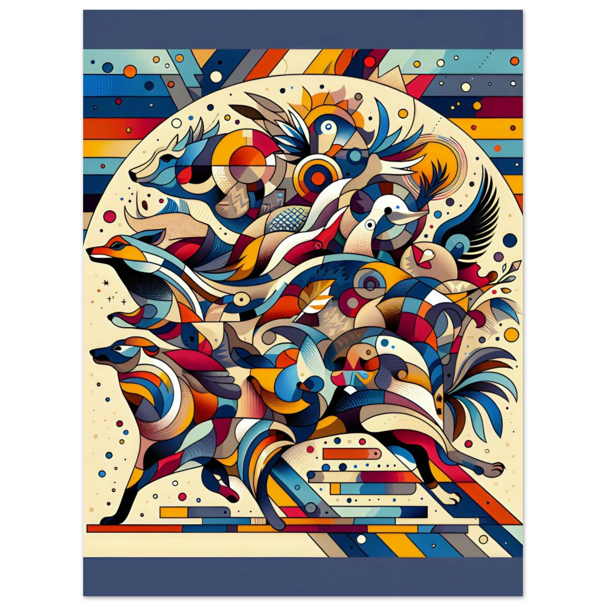 Poster Vakiart : Vibrance Sauvage maquette