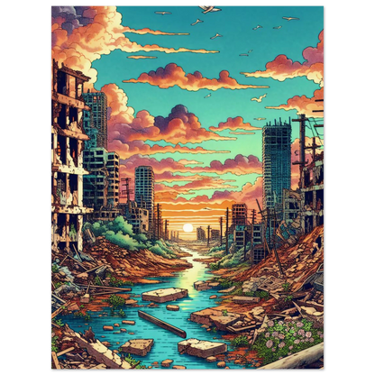 Affiche Vakiart : Après l'Apocalypse maquette