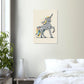 Poster Vakiart : Licorne Éclatante maquette
