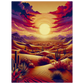 Poster Vakiart : Soleil Écarlate maquette