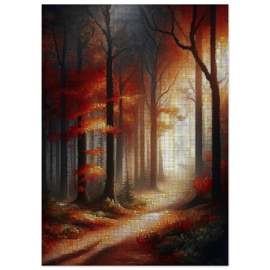 Affiche Vakiart : Automne Éthérée maquette