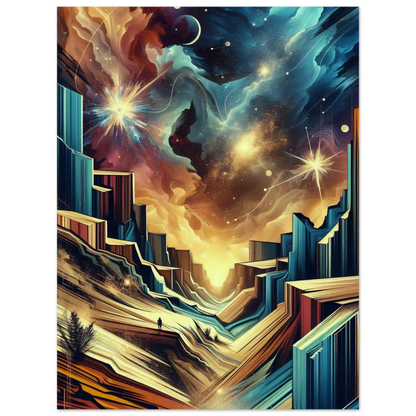 Affiche Canyon Cosmique maquette
