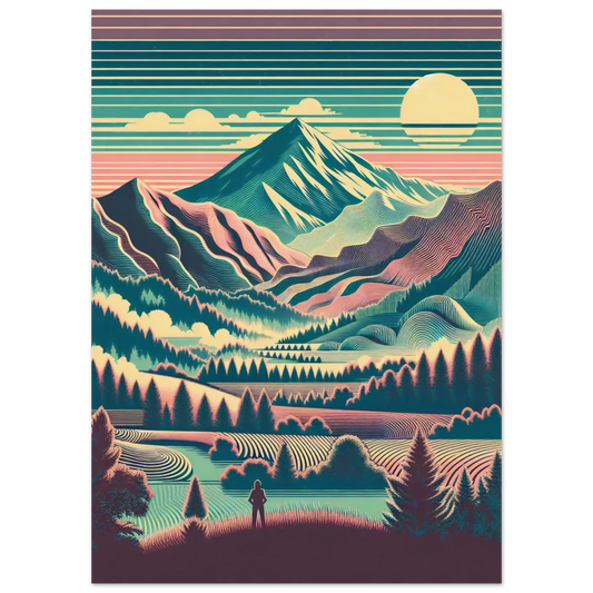Affiche Émerveillement Vintage