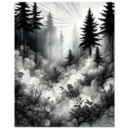 Poster brume désenchantée