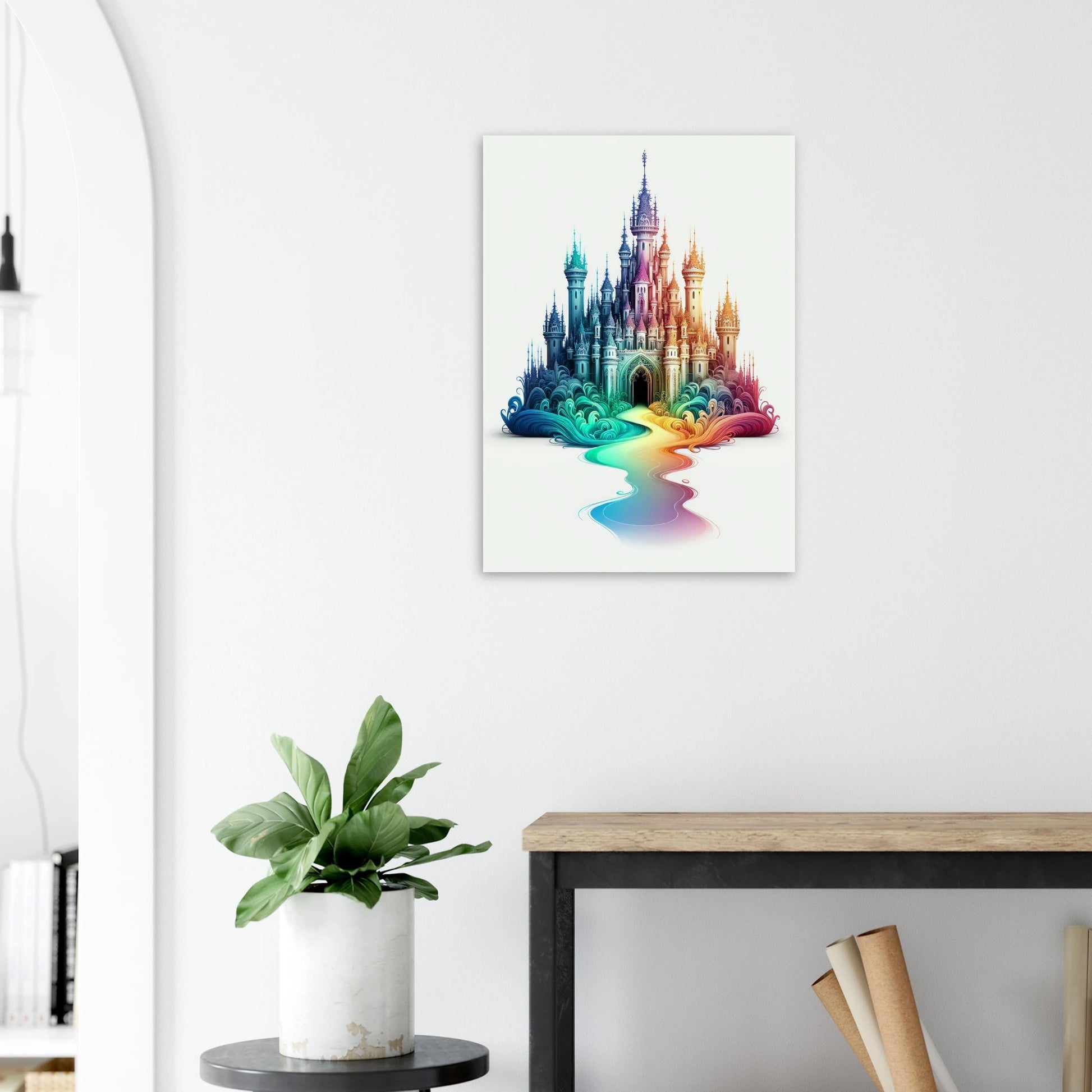 Poster Vakiart : Château Évanescent maquette