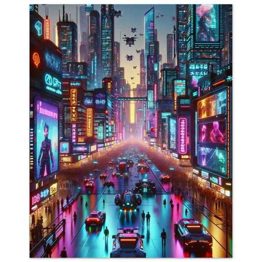 Poster Vakiart : Néon Urbain maquette