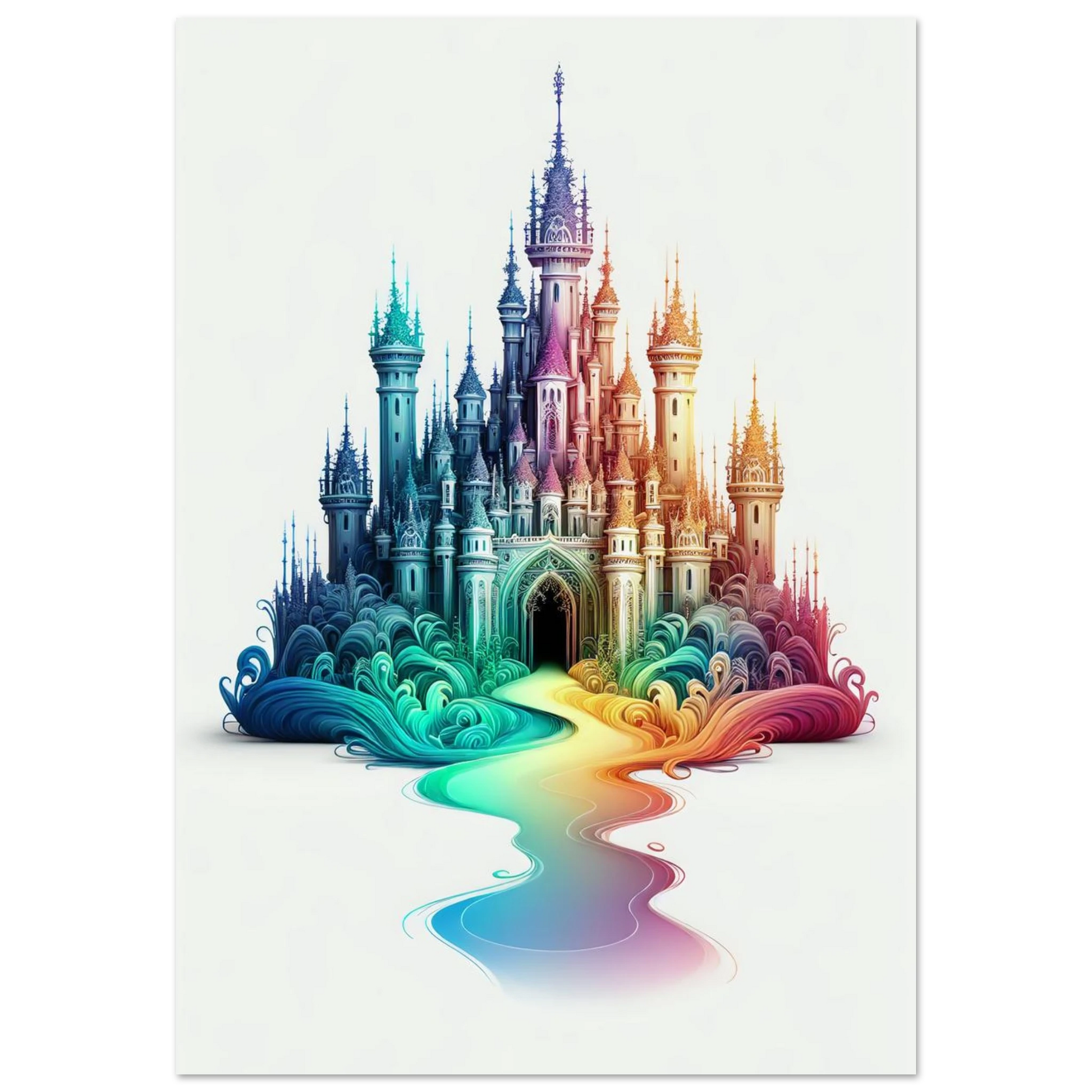 Poster Vakiart : Château Évanescent maquette