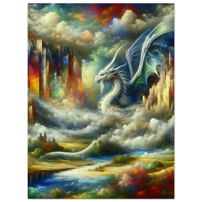 Affiche Dragon Blanc maquette