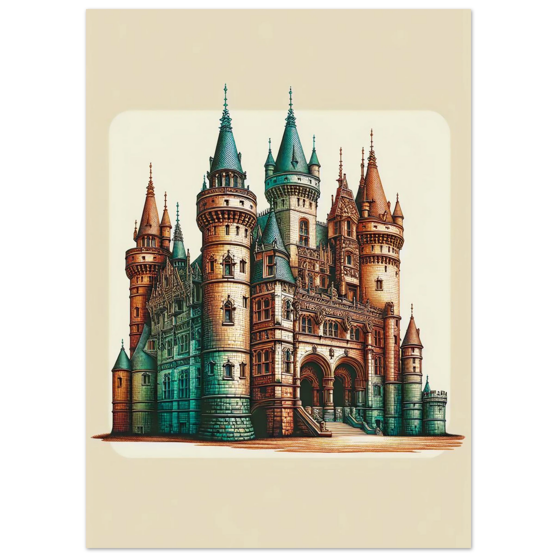 Affiche Château Enchanté maquette