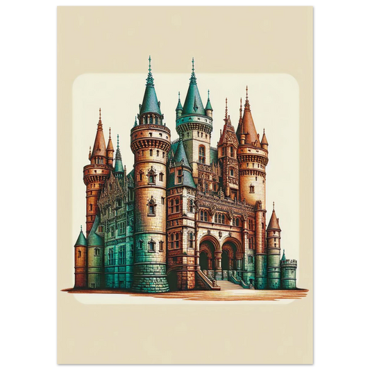 Affiche Château Enchanté maquette
