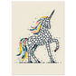 Poster Vakiart : Licorne Éclatante maquette