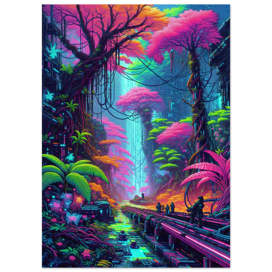 Poster Jungle Synthétique