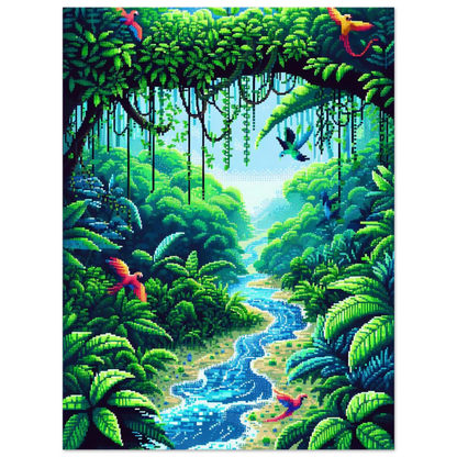 Poster Jungle Éthérée