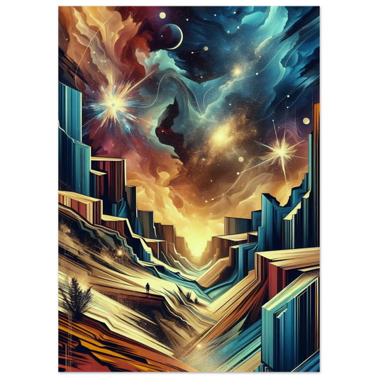 Poster Canyon Cosmique