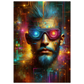 Affiche Vakiart : Visage lumineux maquette