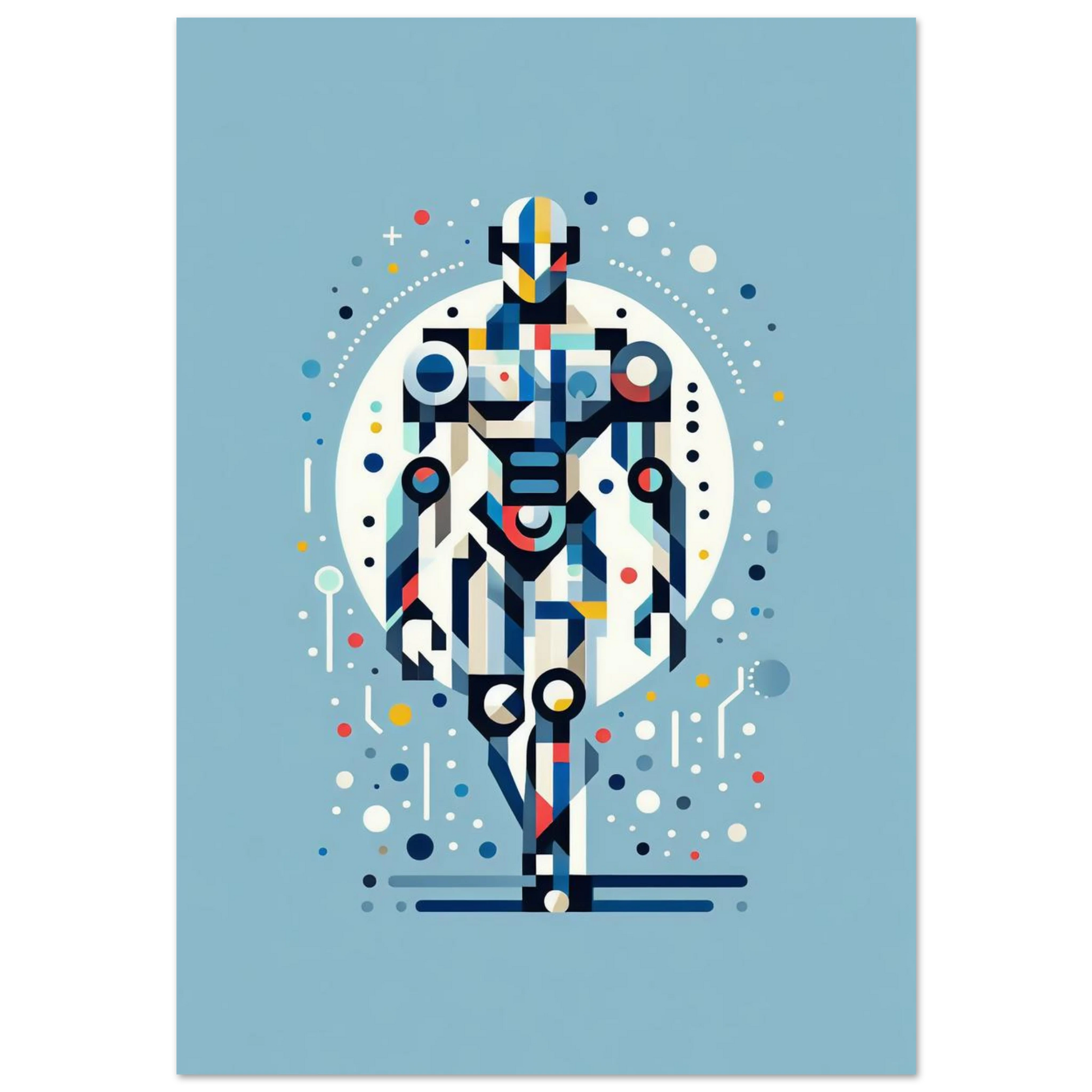 Affiche Vakiart : Éléments Futuristes maquette