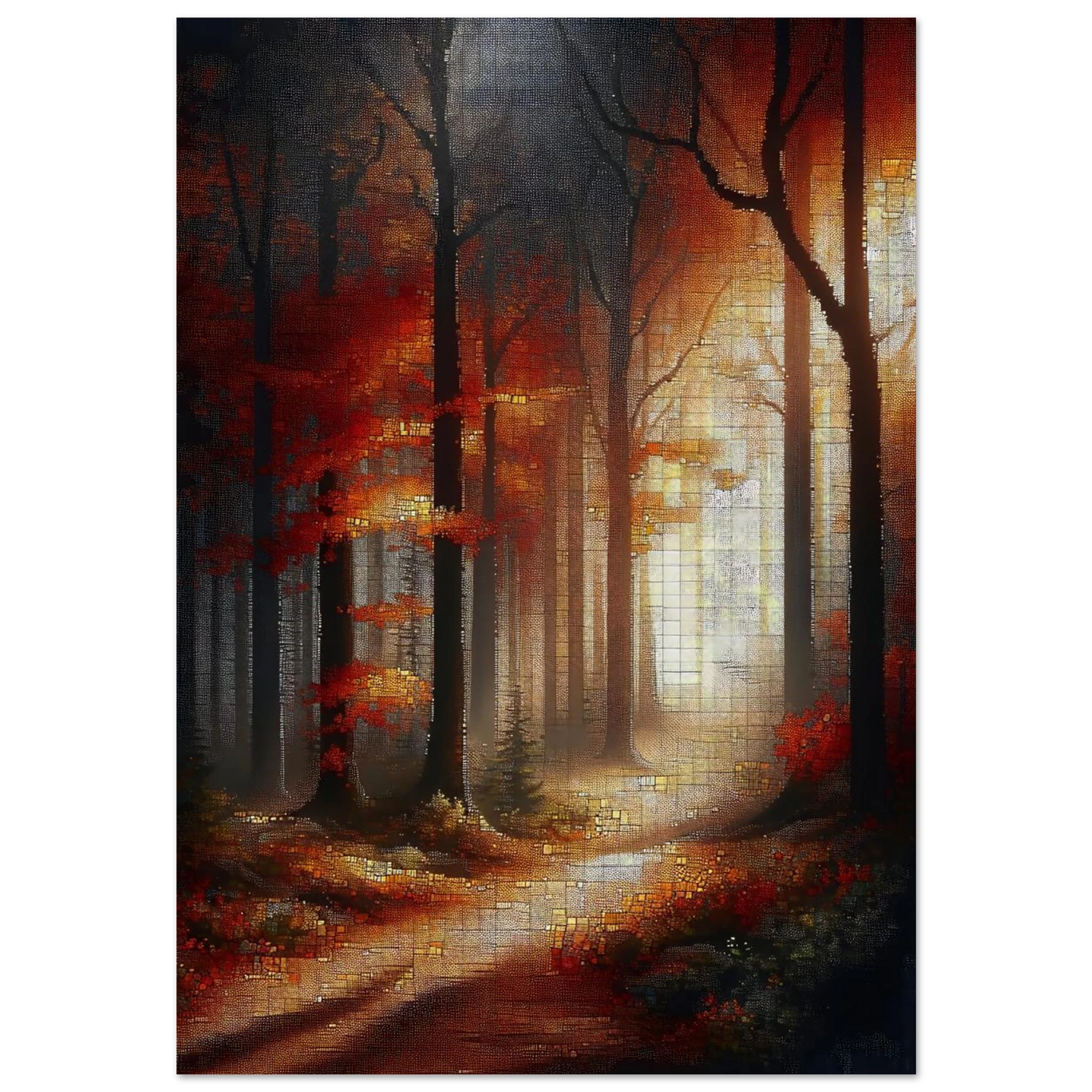 Affiche Vakiart : Automne Éthérée maquette