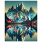 Poster Vakiart : Reflet futuriste maquette
