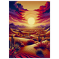 Poster Vakiart : Soleil Écarlate maquette