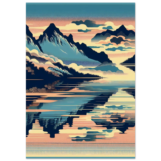 Poster Vakiart : Reflet Himalaya maquette