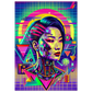 Poster Femme Néon